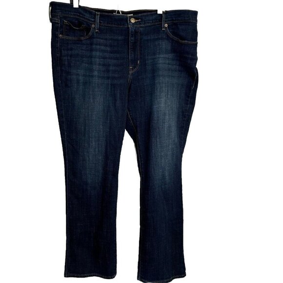 Levis 414 Red ® Tab Classic Straight Womens 20 Med Wash Stretch Denim Je… - Picture 2 of 16